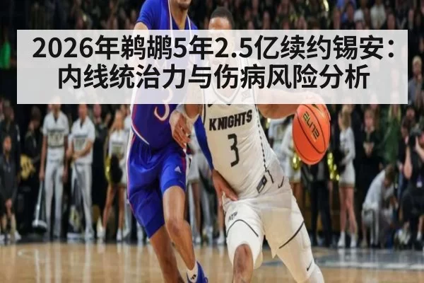 2026年鹈鹕5年2.5亿续约锡安：内线统治力与伤病风险分析